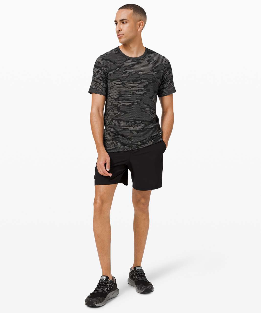 Lululemon Metal Vent Breathe Short Sleeve *City Edition - New York / Silver Drop / Black