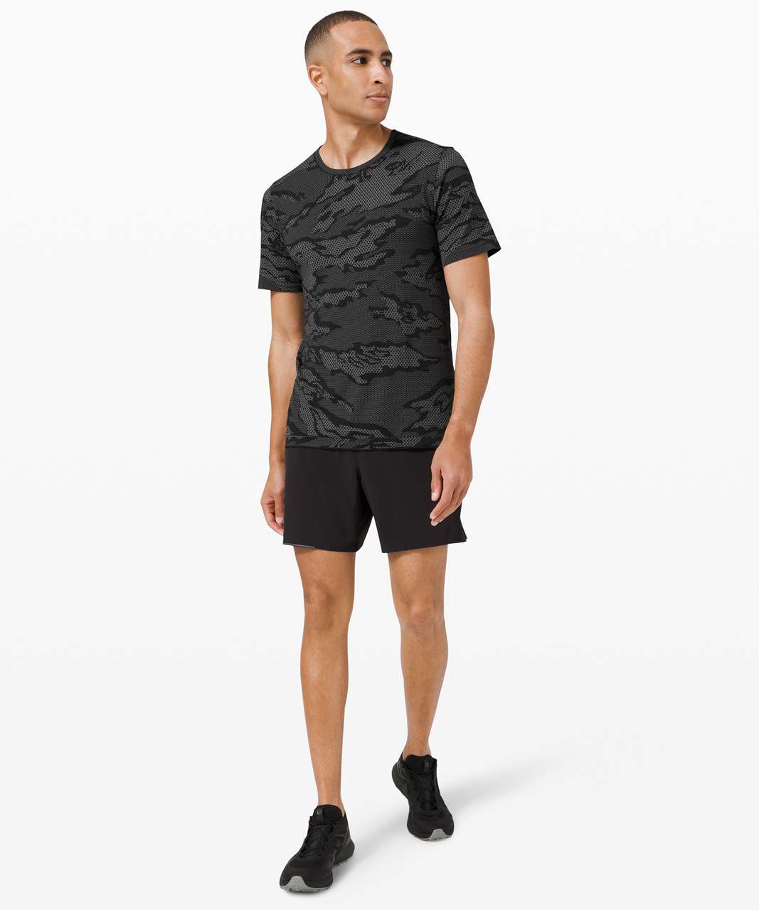 Lululemon Metal Vent Breathe Short Sleeve *City Edition - San Francisco / Silver Drop / Black