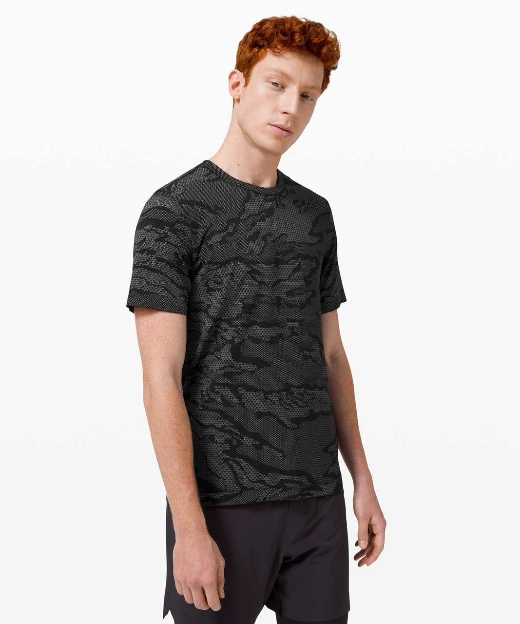 Lululemon Metal Vent Breathe Short Sleeve *City Edition - Boston / Silver Drop / Black