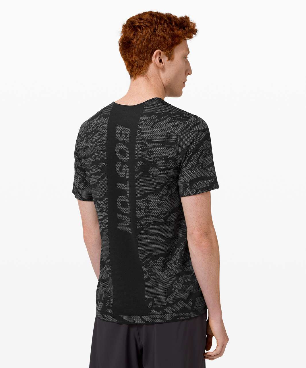 Lululemon Metal Vent Breathe Short Sleeve *City Edition - Boston / Silver Drop / Black