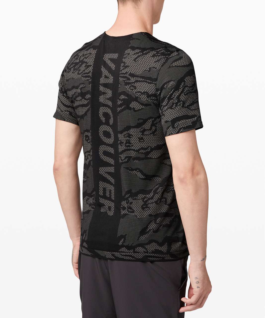 Lululemon Metal Vent Breathe Short Sleeve *City Edition - Vancouver / Silver Drop / Black