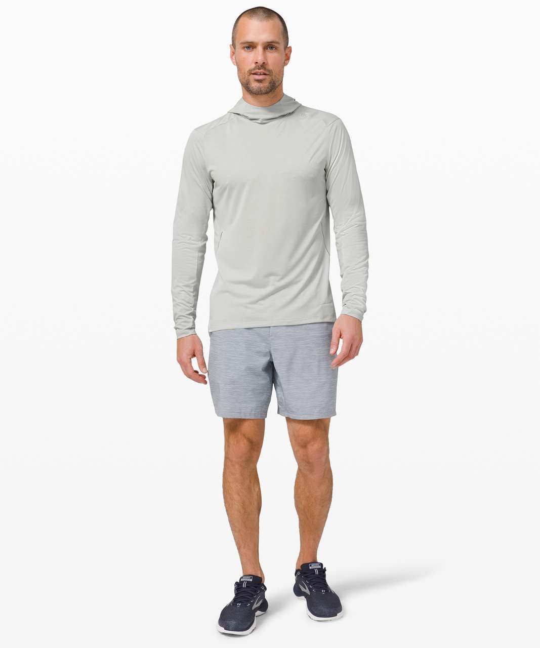 Lululemon Fast and Free Hoodie - Heathered Vapor / Vapor - lulu fanatics