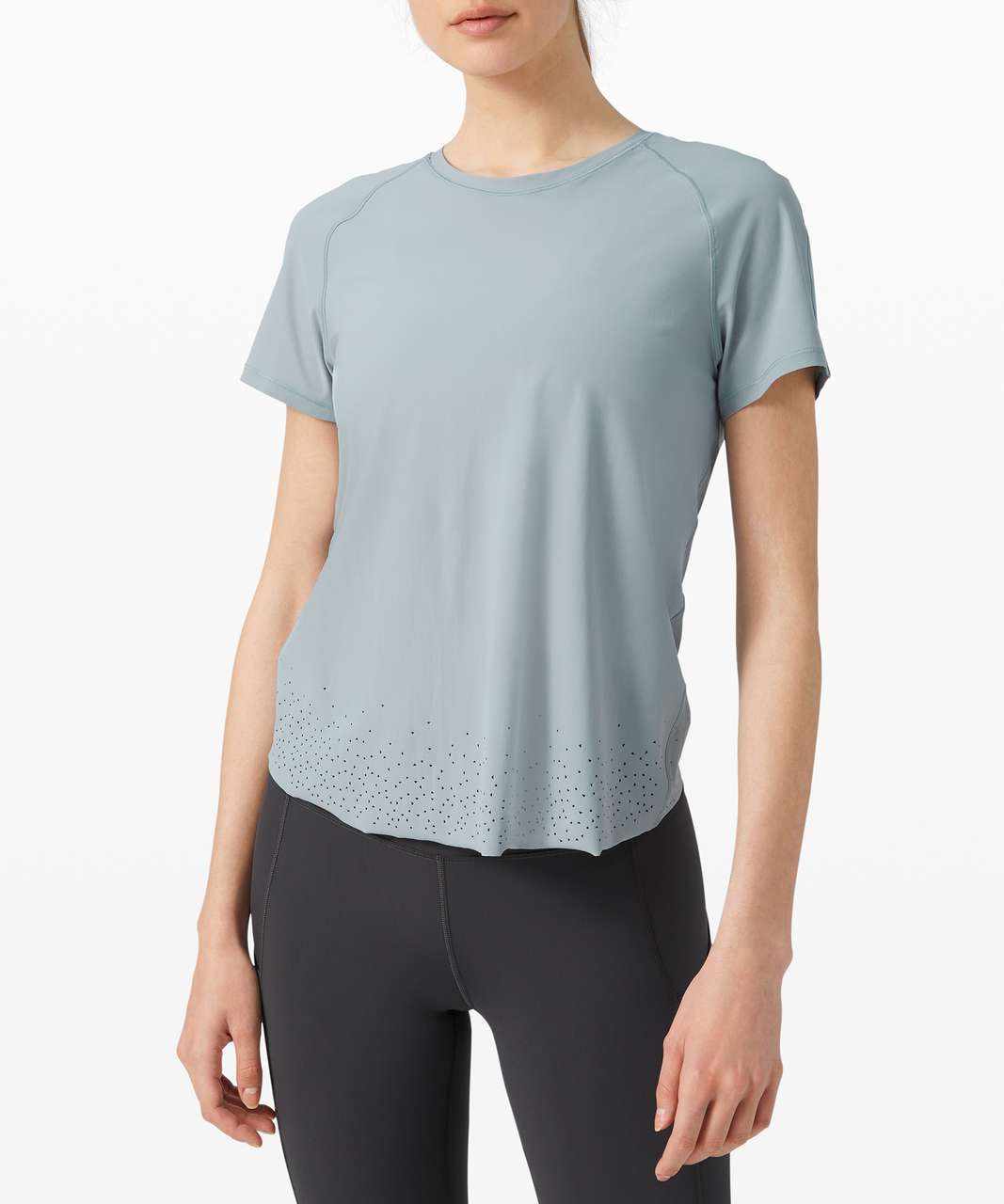 Lululemon Quick Pace Short Sleeve - Blue Cast