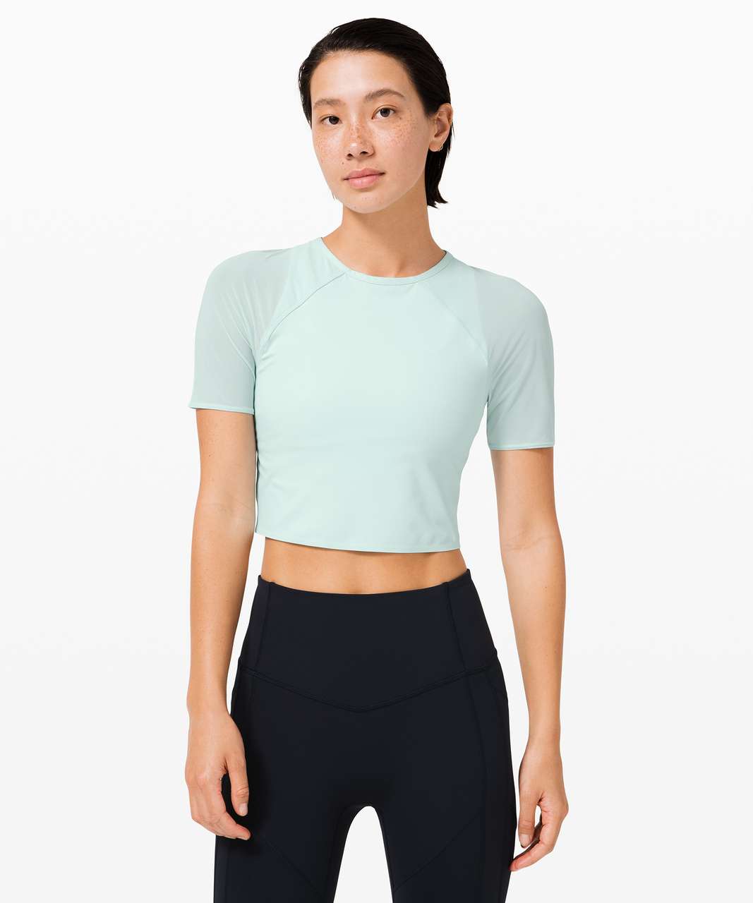 Lululemon Set Challenger Short Sleeve - Blue Glow