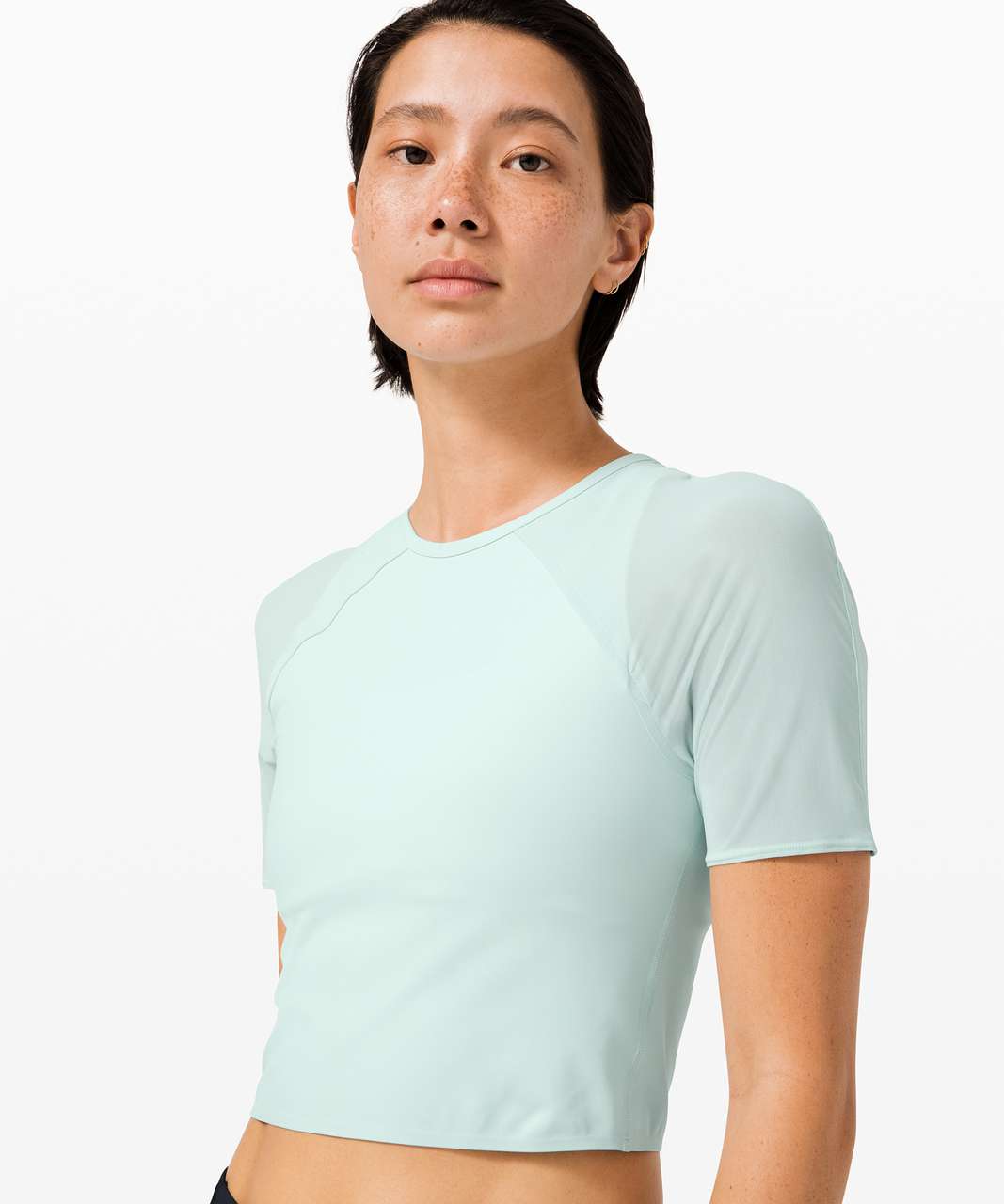 Lululemon Set Challenger Short Sleeve - Blue Glow