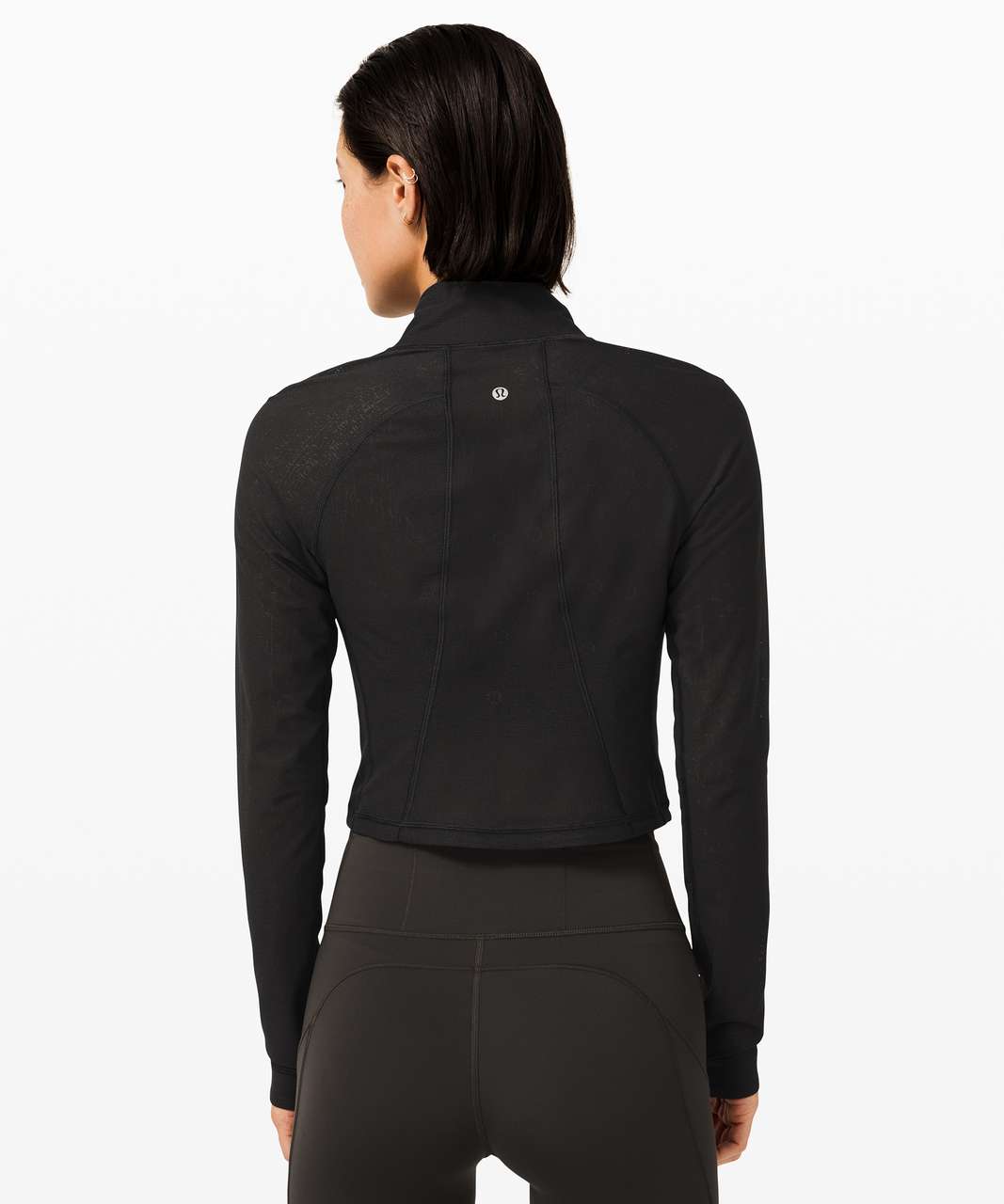 Lululemon Front Of The Pack 1/2 Zip - Black - lulu fanatics