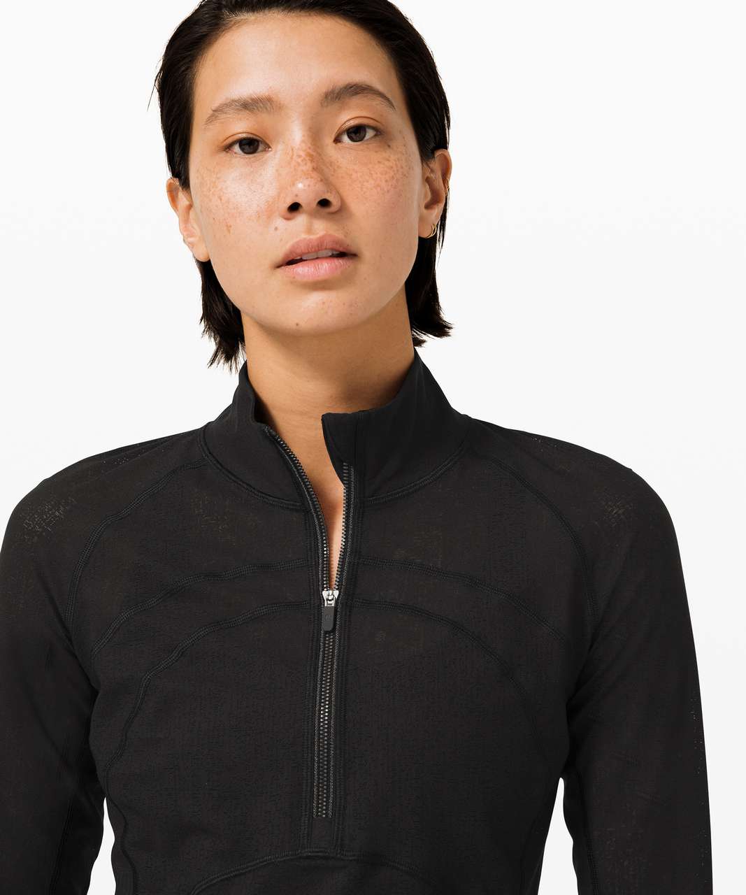 Lululemon Front Of The Pack 1/2 Zip - Black