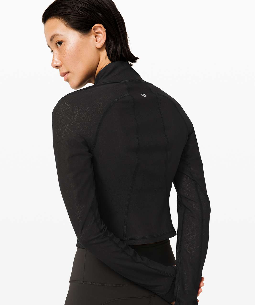 Lululemon Front Of The Pack 1/2 Zip - Black