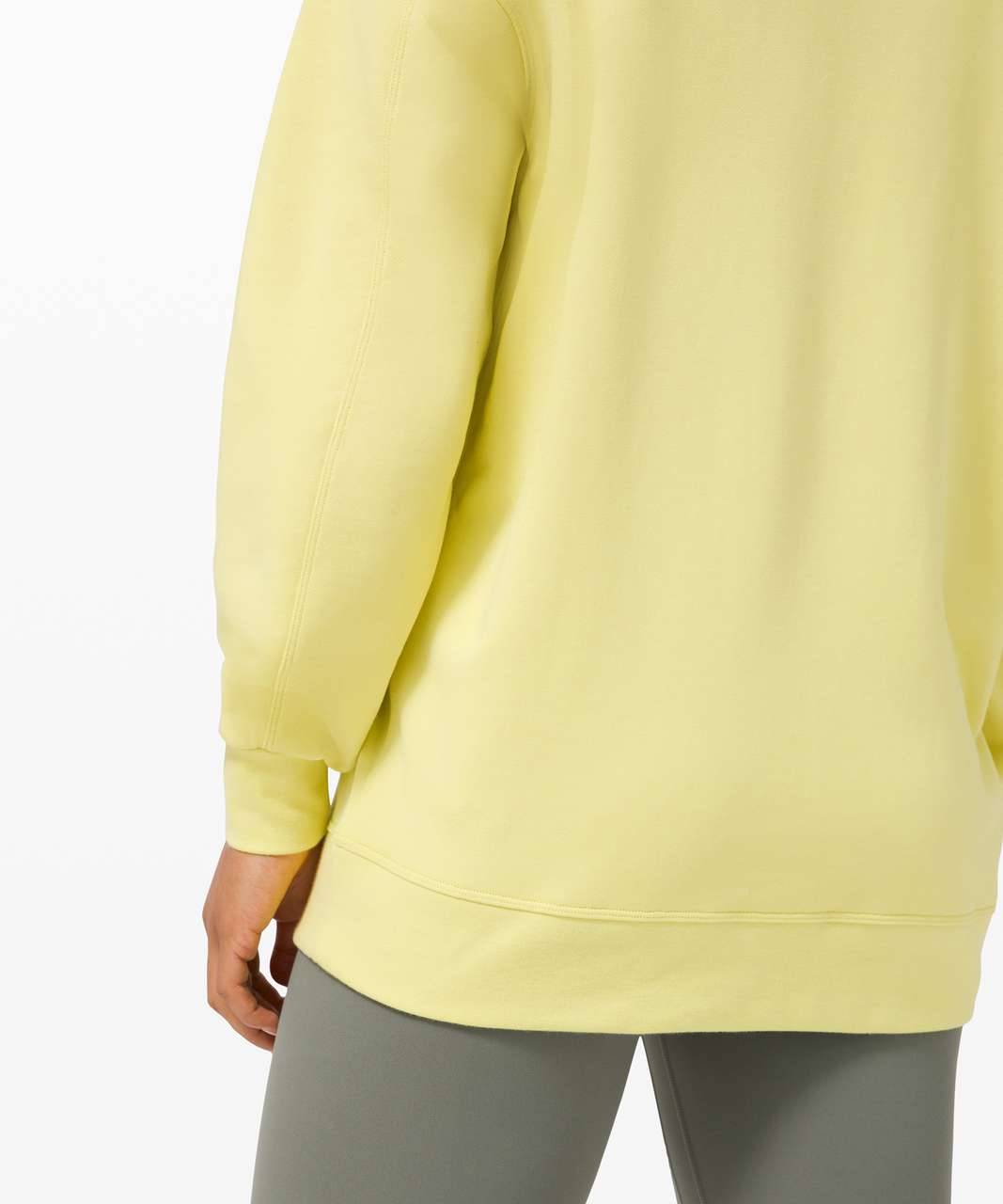 Lululemon Perfectly Oversized Crew - Lemon Vibe - lulu fanatics