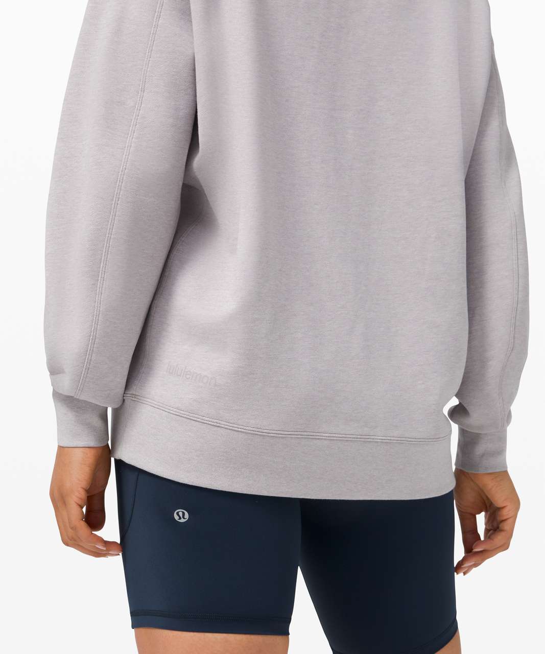 Lululemon Perfectly Oversized Crew - Heathered Iced Iris