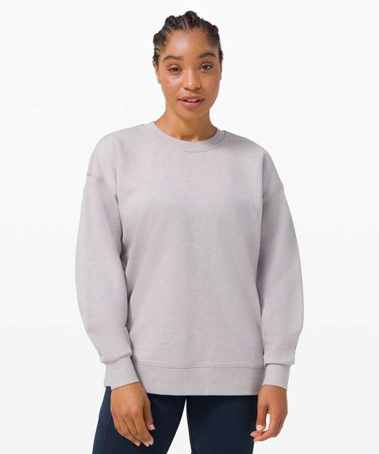 Lululemon Perfectly Oversized Crew *Logo - Crispin Green - lulu fanatics