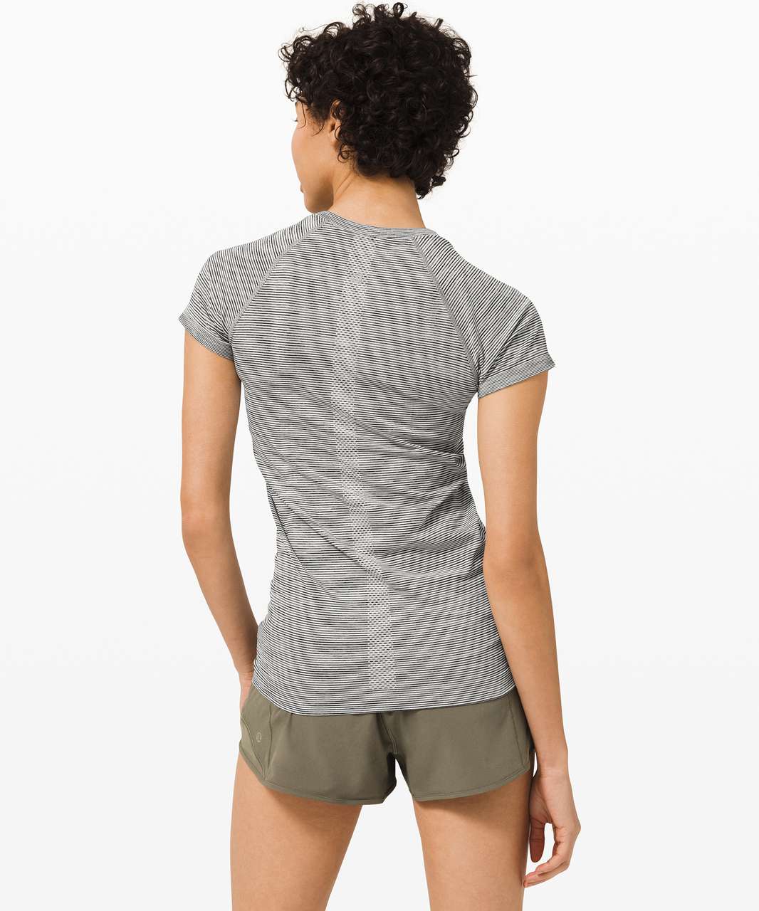 Lululemon Swiftly Tech Short Sleeve 2.0 - White / White / Black