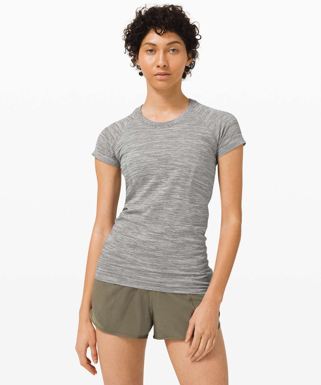 Lululemon Swiftly Tech Short Sleeve 2.0 - Chambray / Chambray - lulu  fanatics