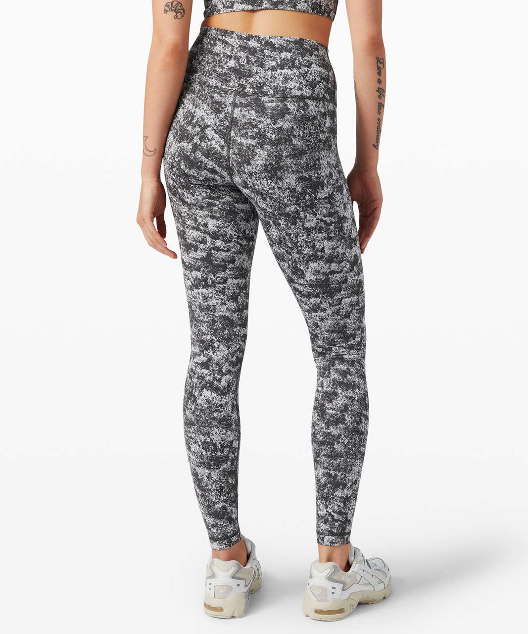 NEW LULULEMON Wunder Under HR 25 Tight 4 Camo Jacquard Alpine