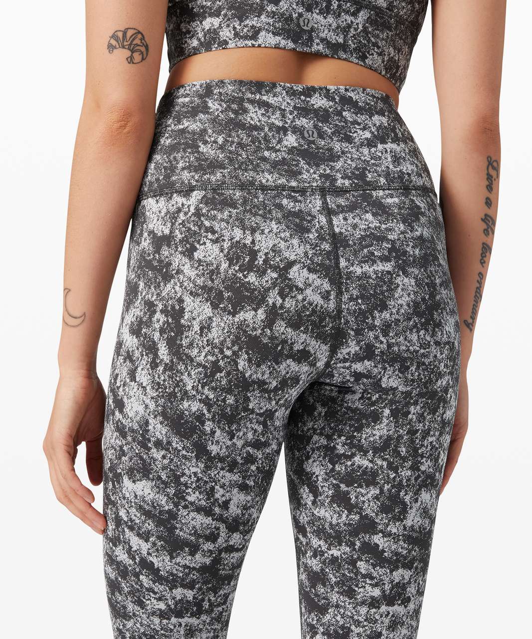 NWT Lululemon Wunder Under Tight Size 6 Jacquard Alpine White