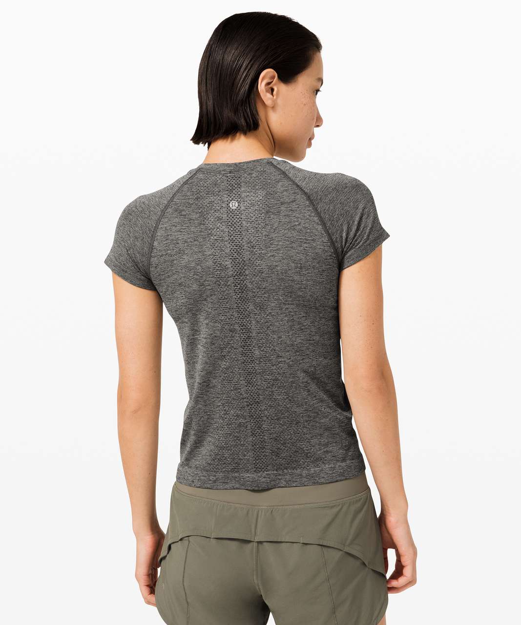 Lululemon Swiftly Tech Short Sleeve 2.0 *Race - Graphite Grey / Silver Drop