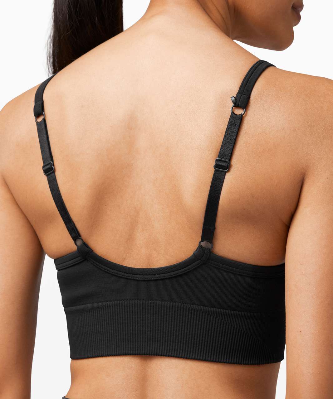 Lululemon Ebb To Street Bra II - Black - lulu fanatics