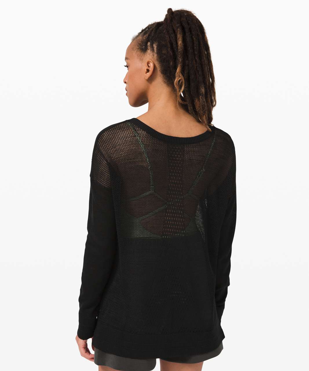 Lululemon Well Being Sweater - Black - lulu fanatics