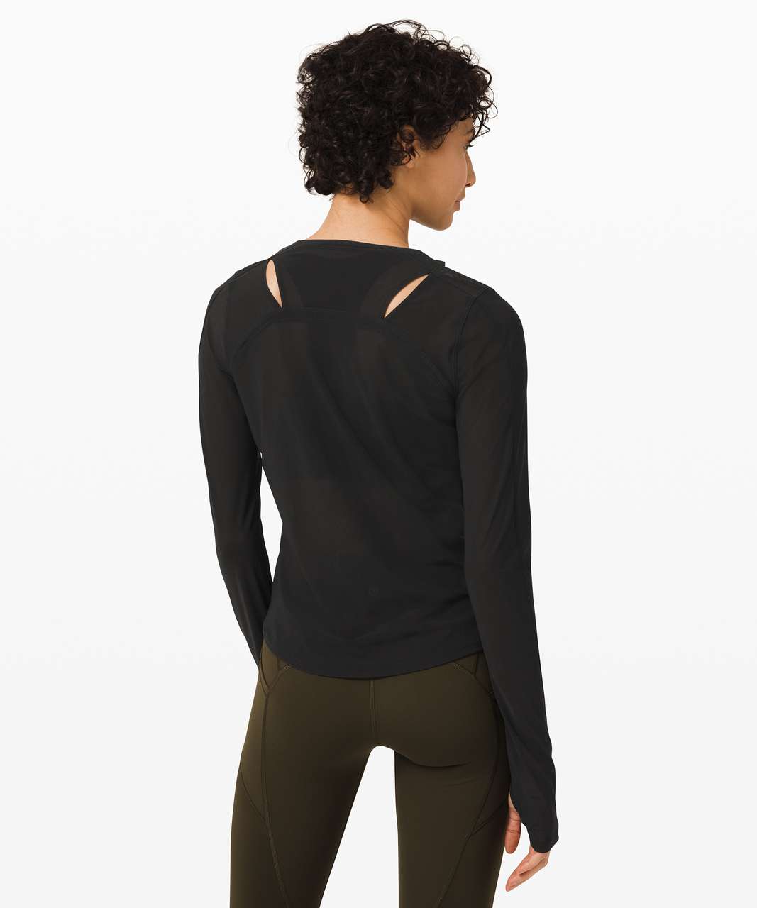 Lululemon Set Challenger Long Sleeve - Black