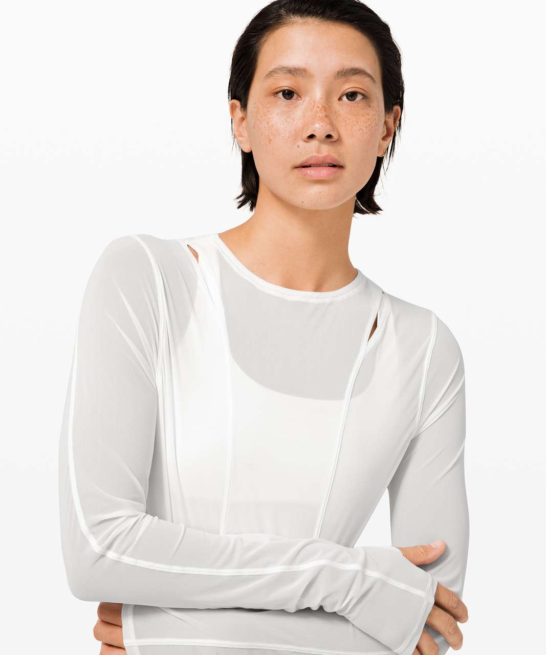 Lululemon Set Challenger Long Sleeve - White