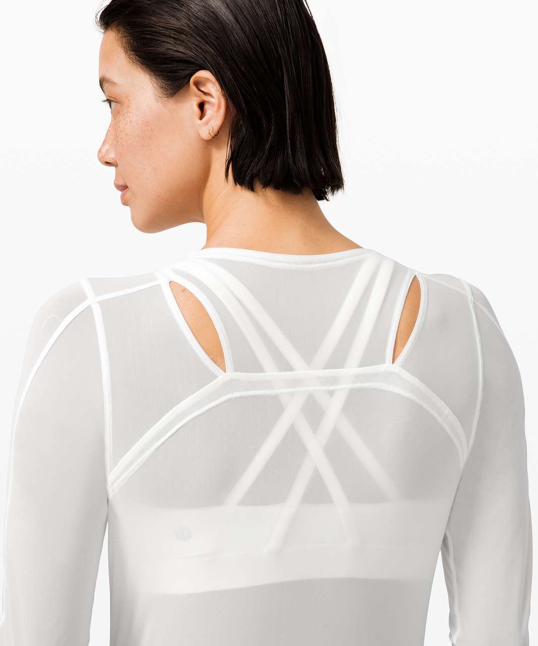 Lululemon Set Challenger Long Sleeve - White - lulu fanatics