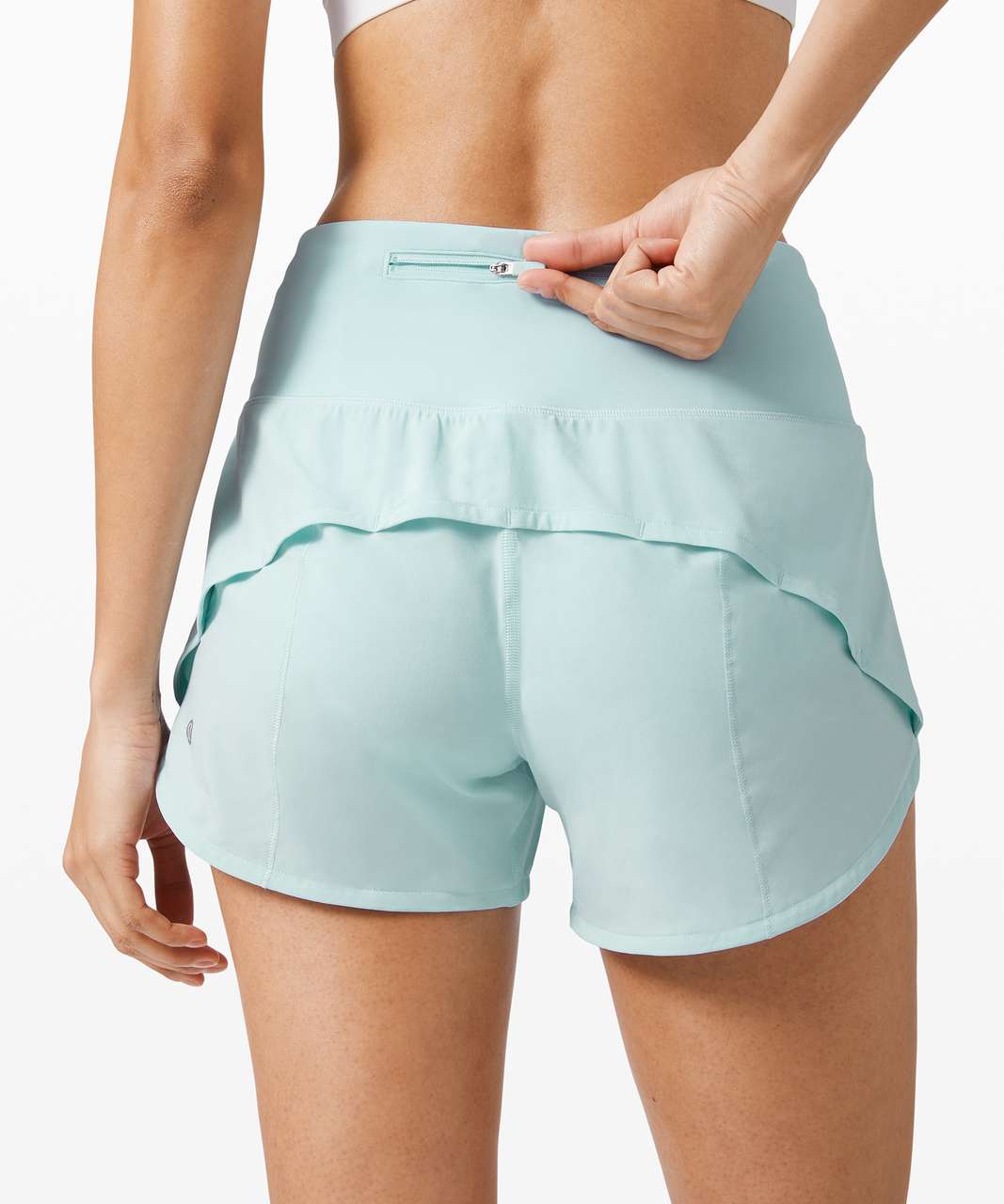 Lululemon Speed Up High-Rise Short 4 *Long - Blue Glow - lulu