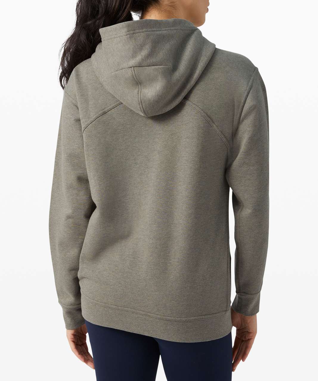 Lululemon All Yours Zip Hoodie *Terry - Heathered Grey Sage - lulu fanatics