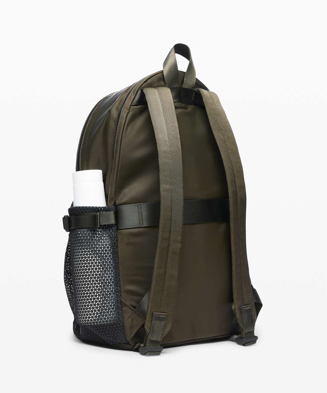 Lululemon All Hours Backpack - Dark Olive / Black