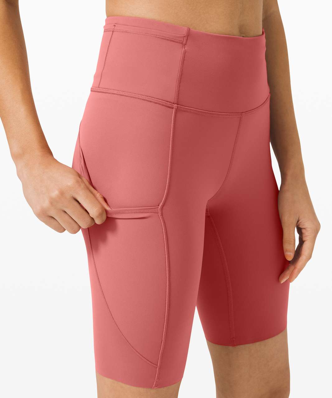 Lululemon Fast And Free Short 10" *Non-Reflective - Cherry Tint