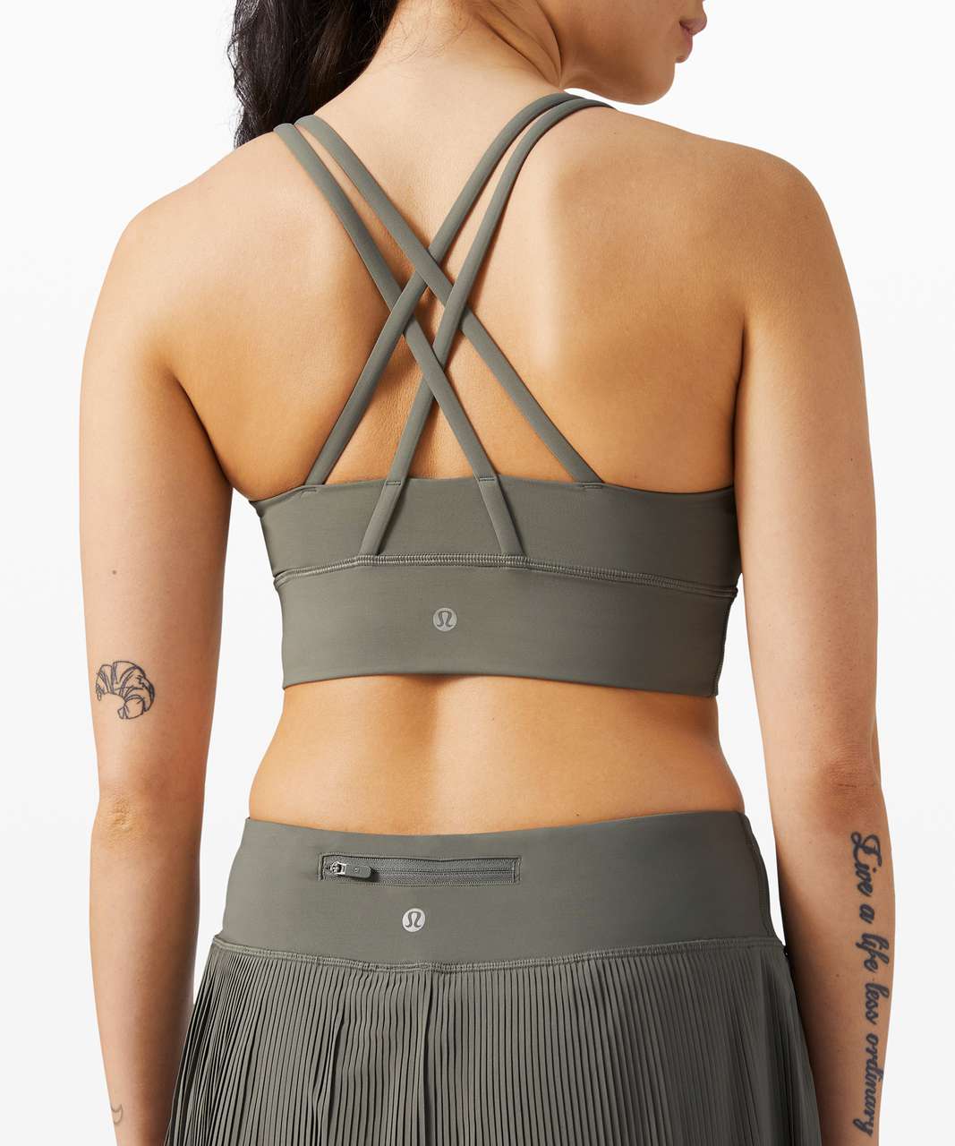 Lululemon + Energy Bra Long Line Medium Support, B–D Cup