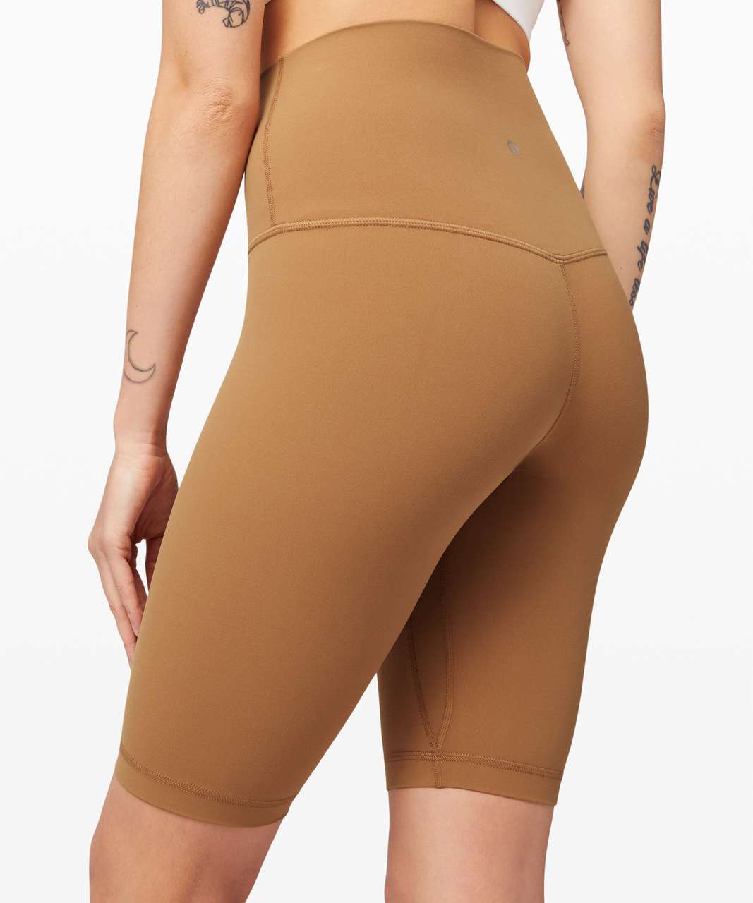 Lululemon 10 Align Super High Rise Short Cacao Brown