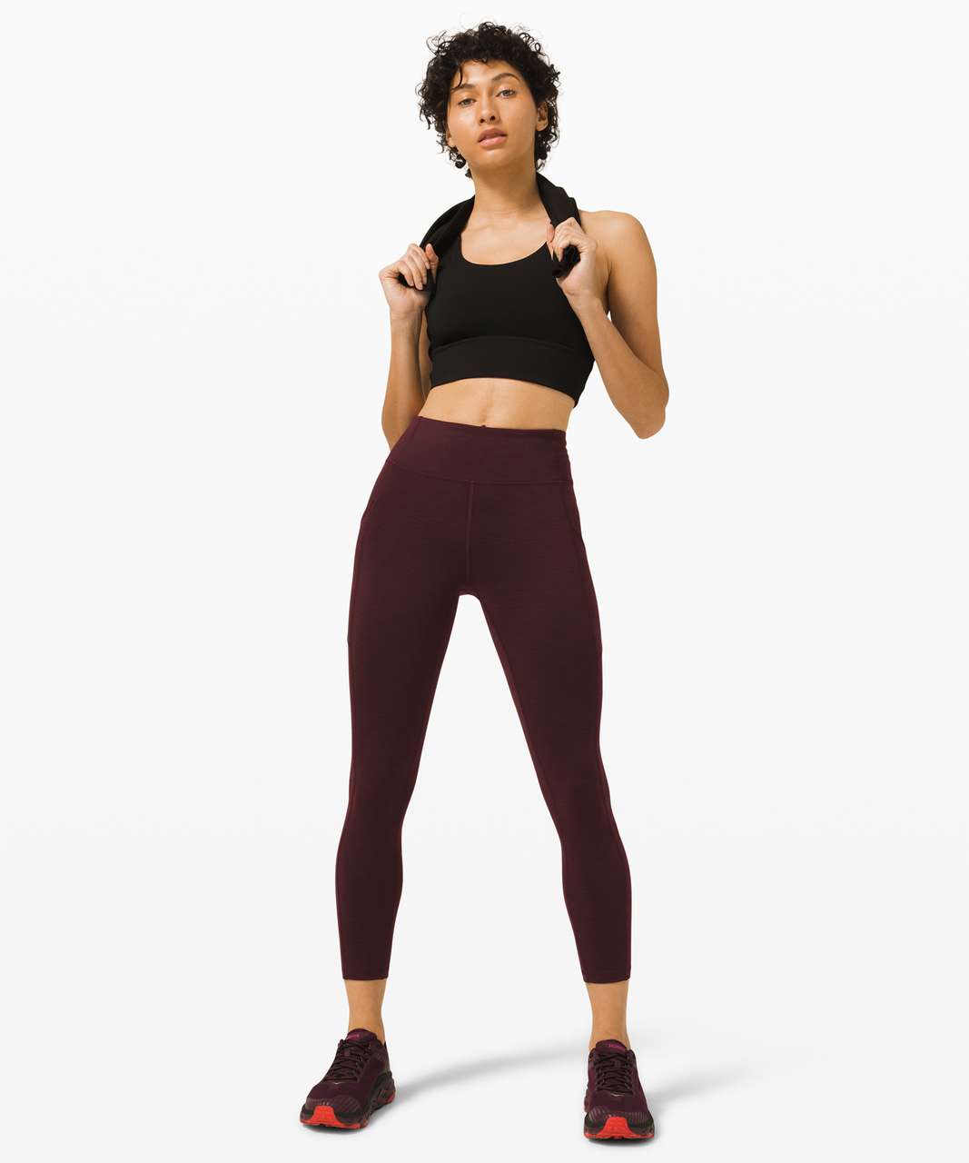 Lululemon Invigorate High-Rise Tight 25" - Heathered Cassis