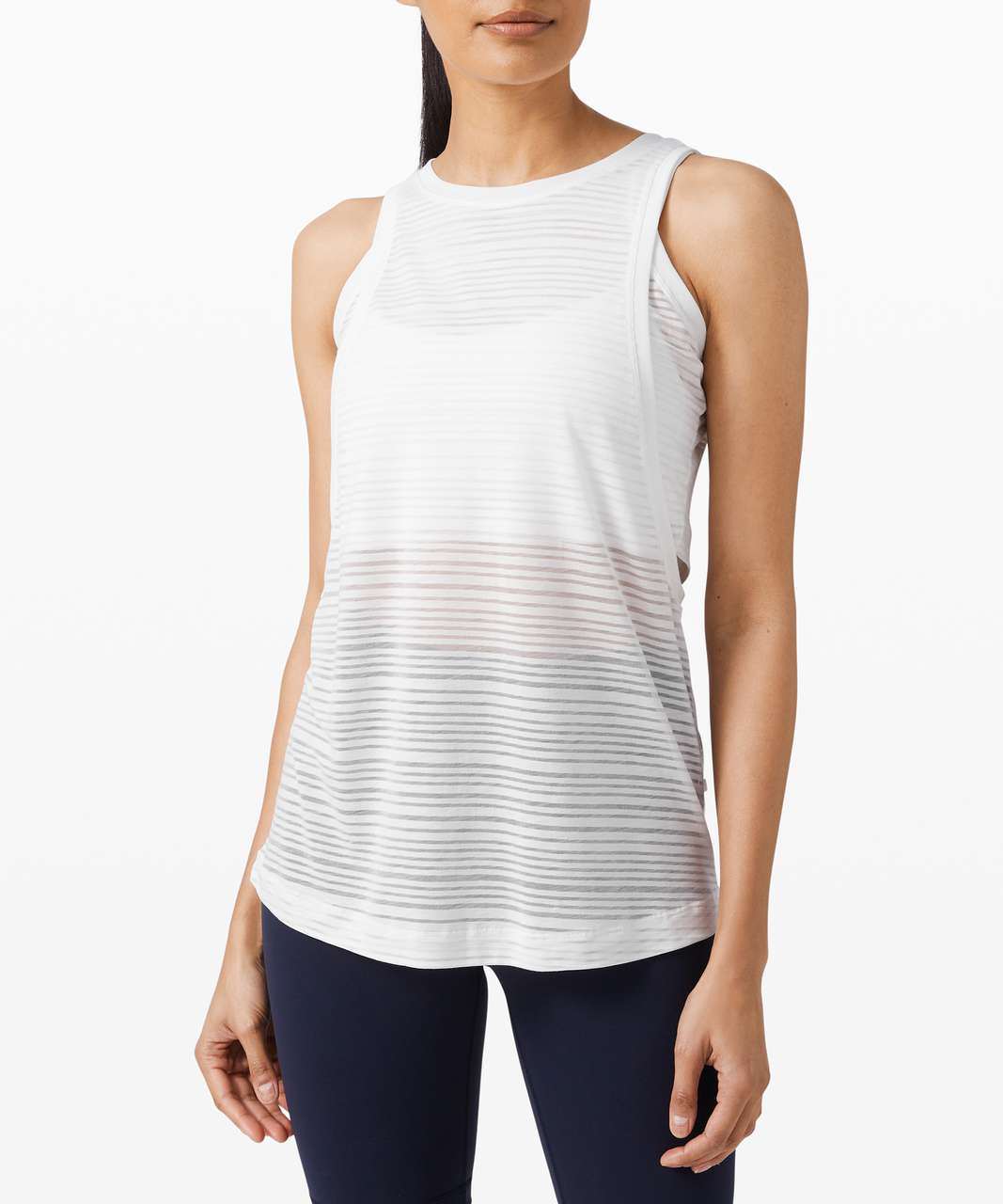 Lululemon Clear and Present Muscle Tank - White - lulu fanatics