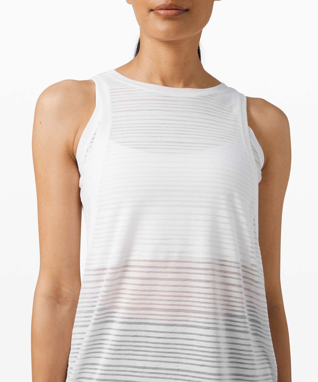 Lululemon Clear and Present Muscle Tank - White