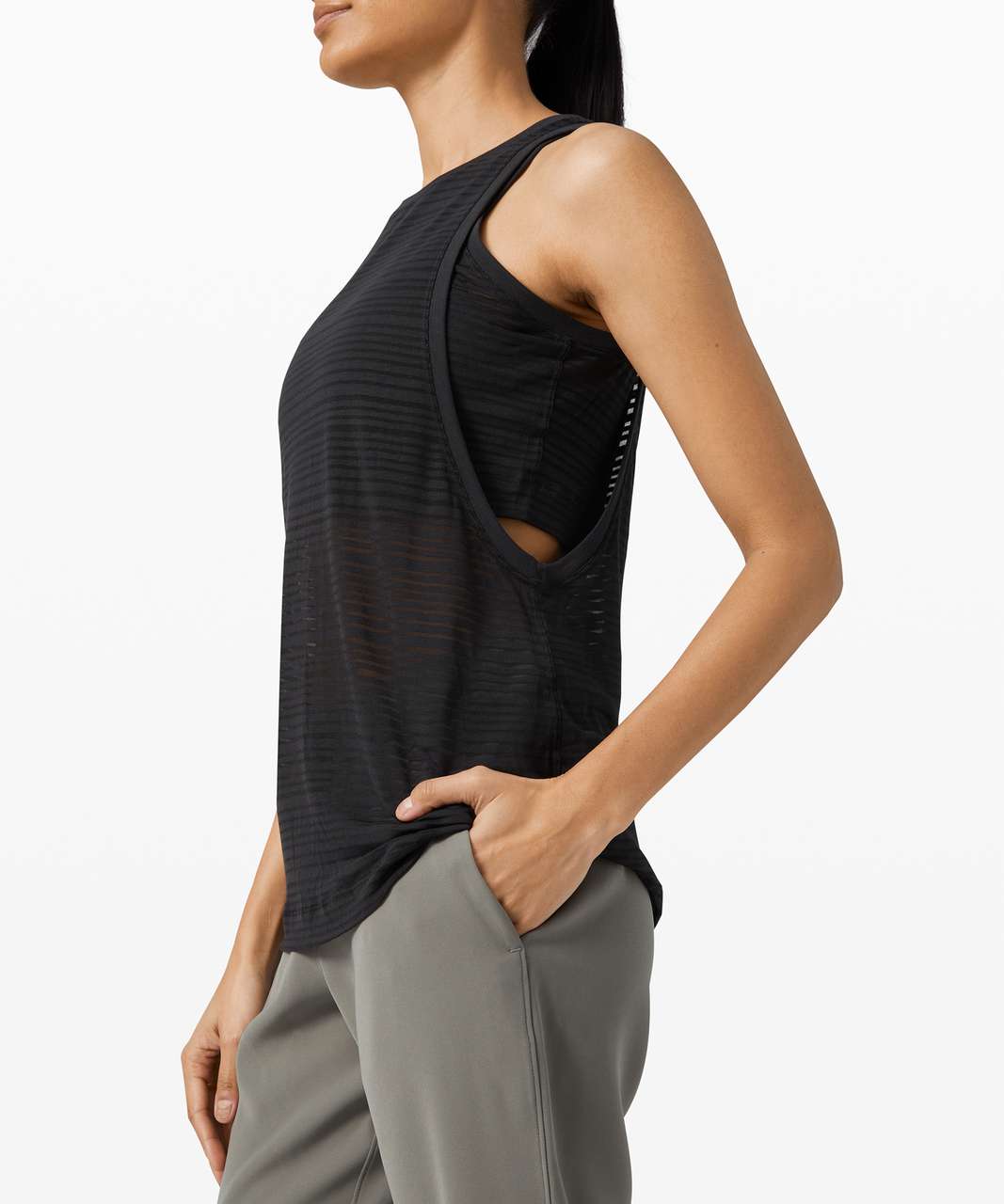 Lululemon Clear and Present Muscle Tank - Black