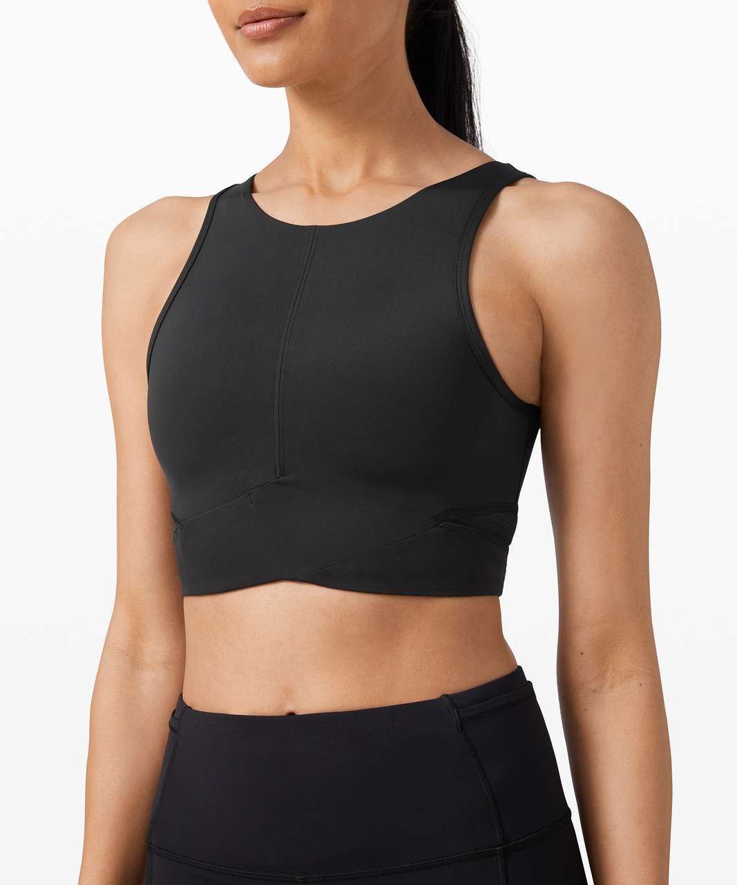 Lululemon Final Mile Crop Tank - Black