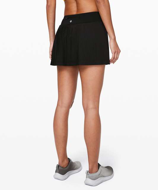 Lululemon Pleat to Street Skirt - Black - lulu fanatics