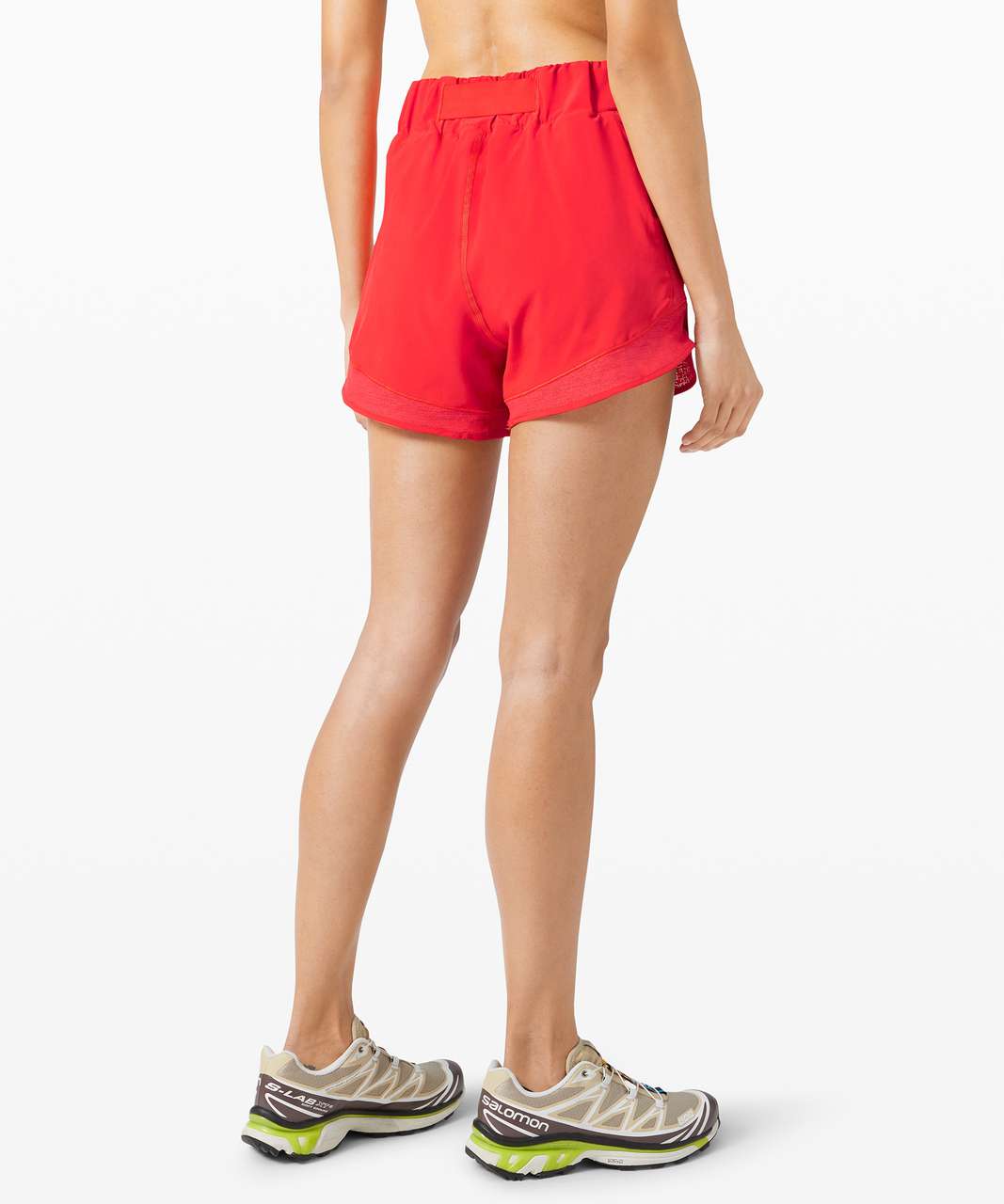 Lululemon Hotty Hot High-Rise Lined Short 4 - Carnation Red - lulu fanatics