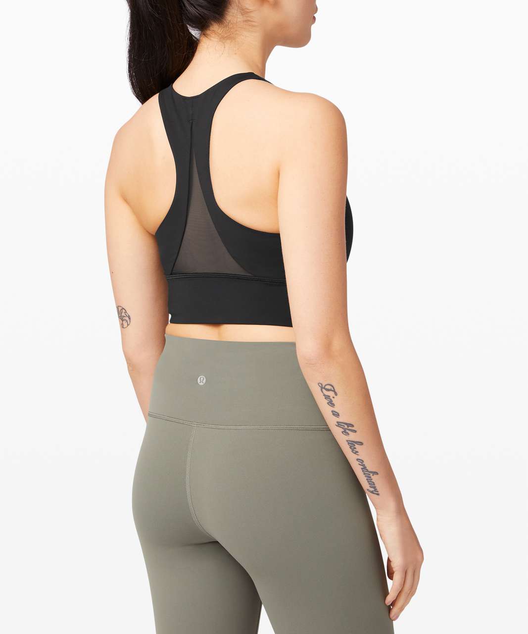 Lululemon Invigorate Bra *Long Line - Black - lulu fanatics