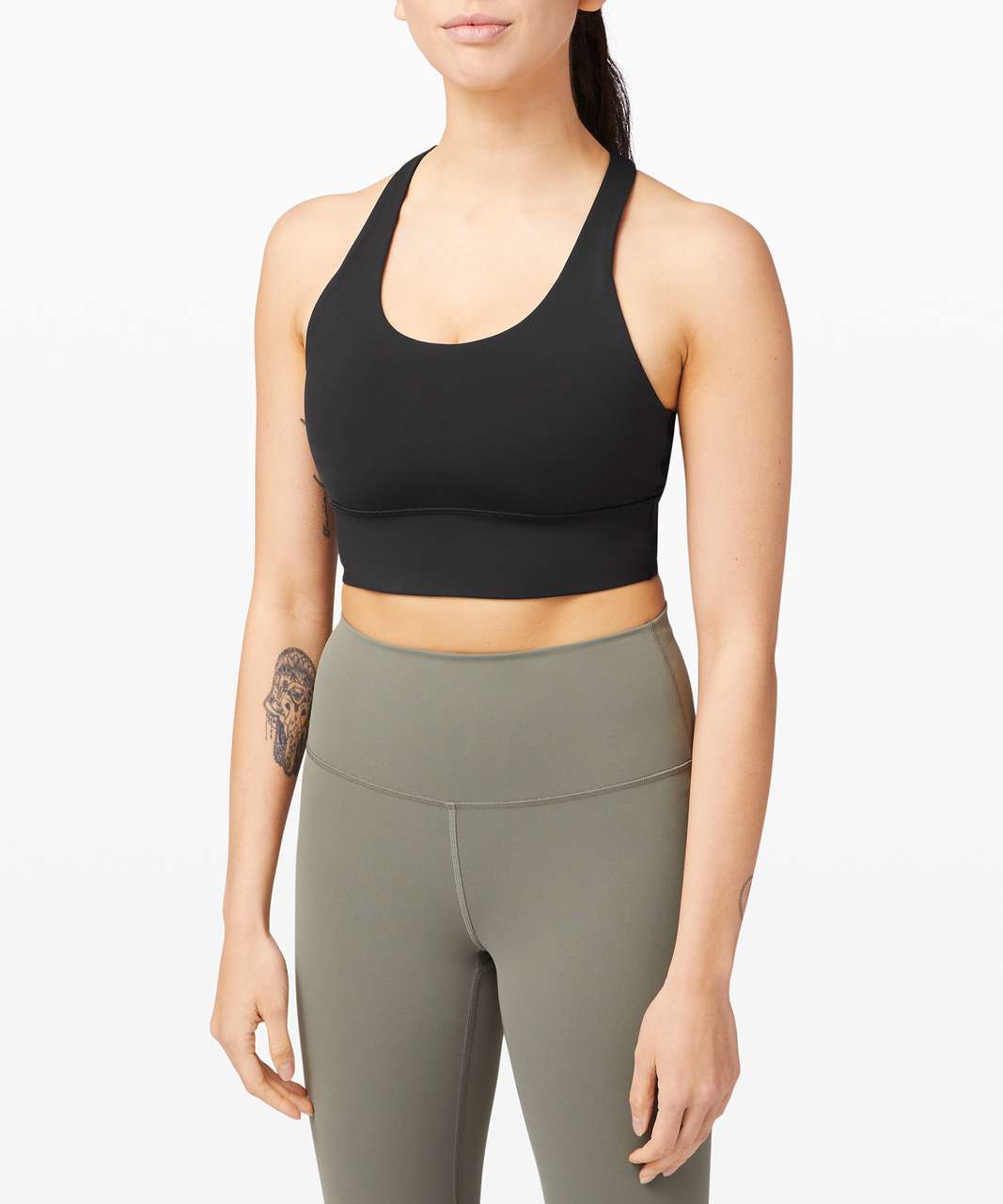 Lululemon Invigorate Bra Long Line Wee Are From Space Nimbus Gray Women's  Size 4