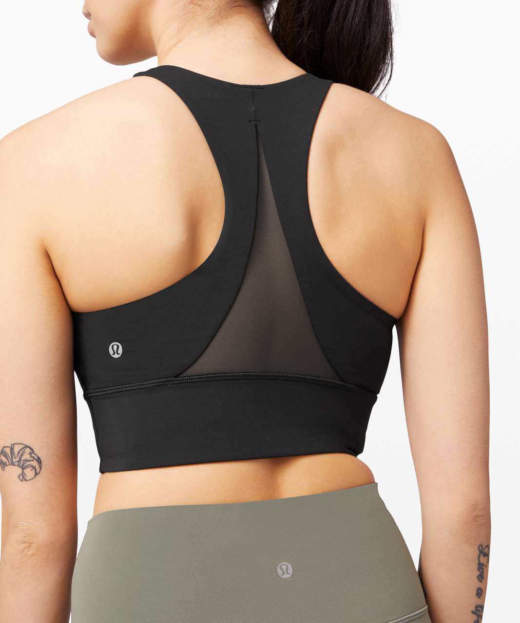 Lululemon Invigorate Bra *Long Line - Wee Are From Space Nimbus