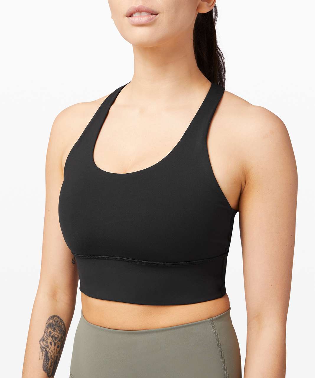 Lululemon Invigorate Bra Long Line Wee Are From Space Nimbus Gray Women’s  Size 4