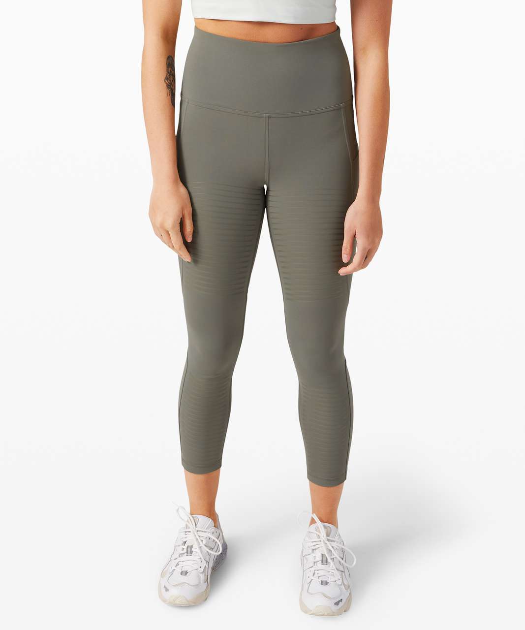 Tightest Stuff High-Rise Tight 25, Grey Sage