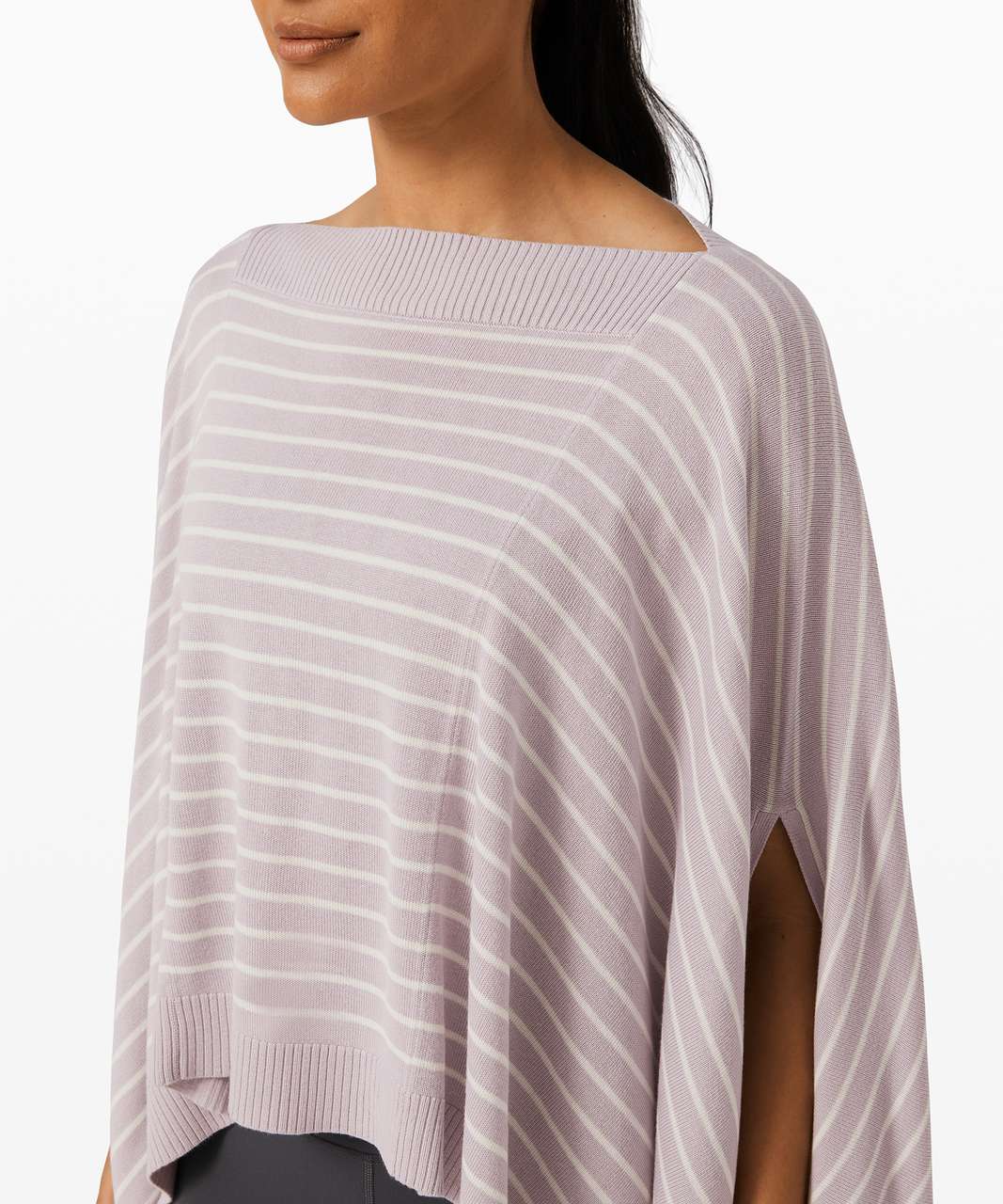 Lululemon Forward Flow Poncho - Iced Iris / Antique White