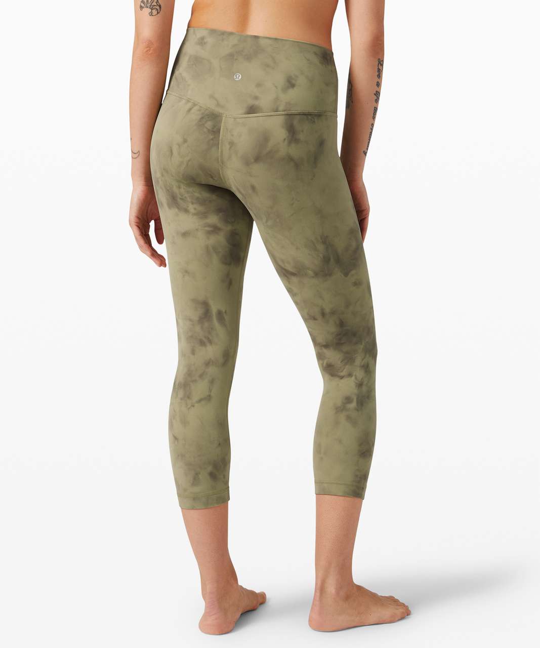 Lululemon Align High-Rise 21 Diamond Dye Leggings Nulu Army Green Dark  Olive 4