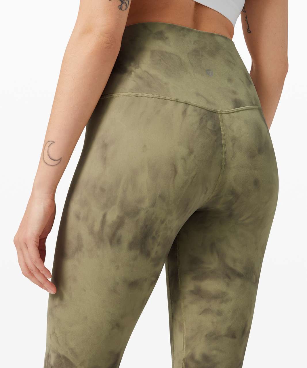 ❤️ NWT Lululemon Align Crop HR 23- Size 4 Green Twill Green