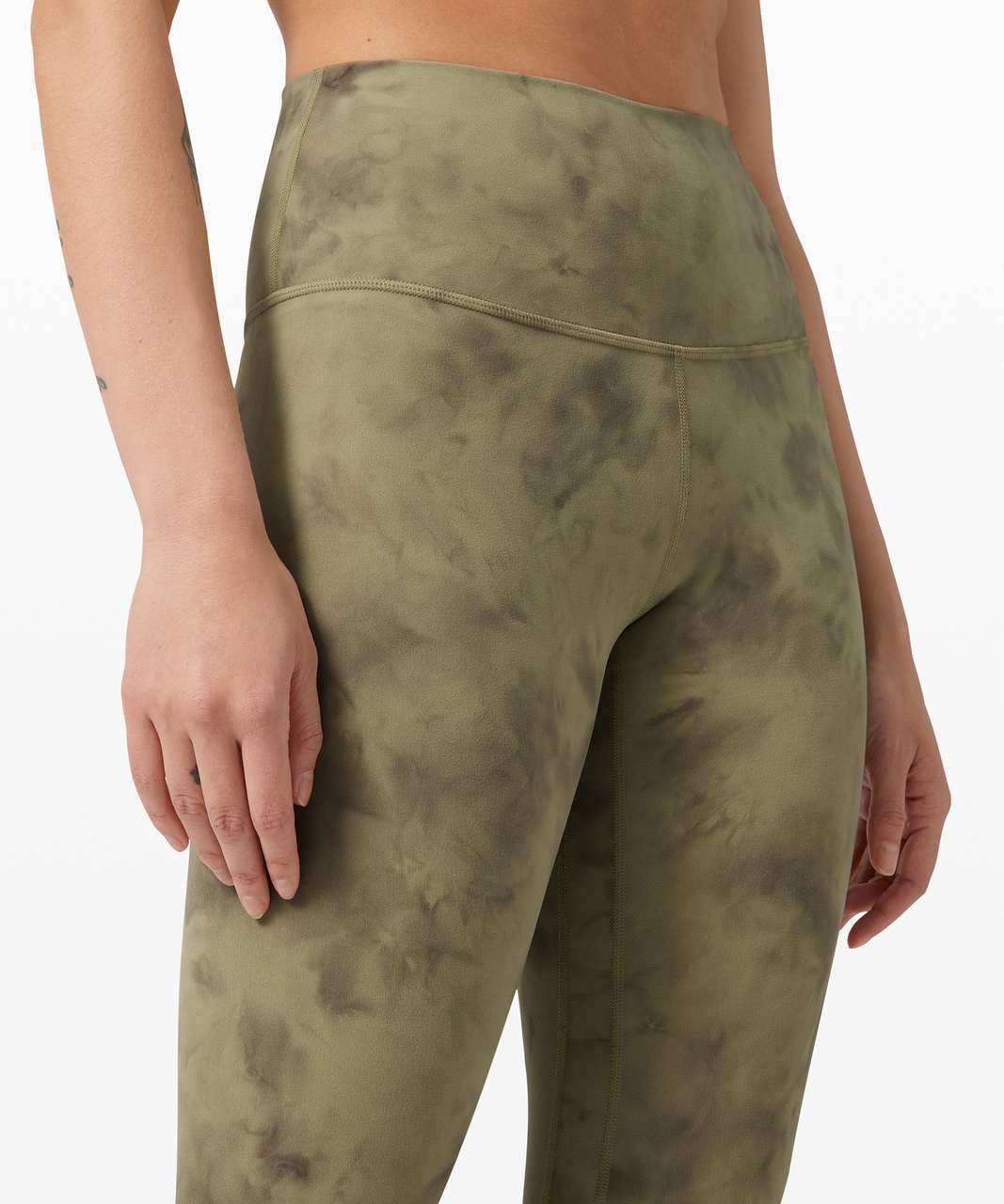 Lululemon Align Pant 25 *Diamond Dye - Diamond Dye Vista Green Medium  Olive - lulu fanatics