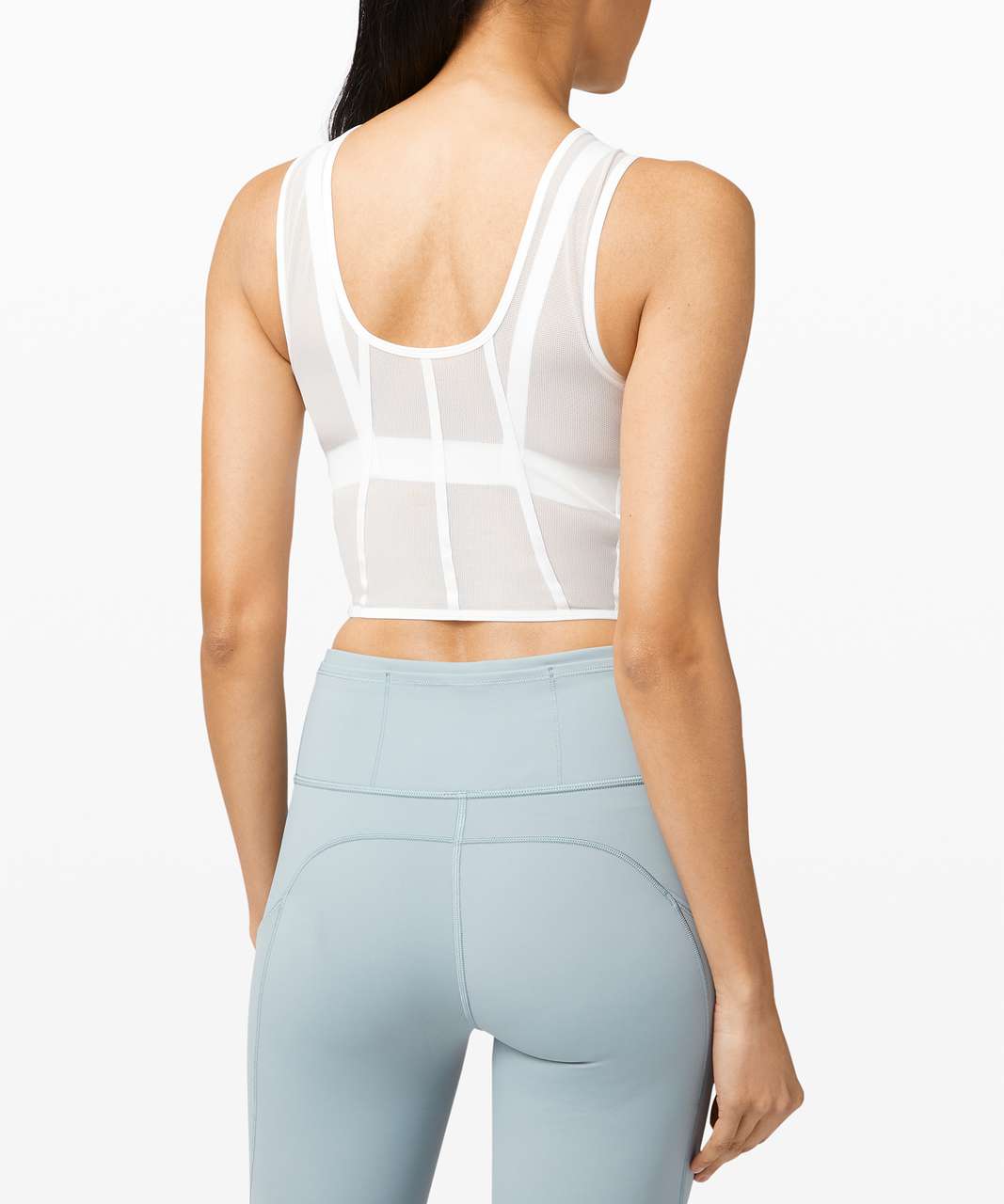 Lululemon Femme Force Crop Tank - White