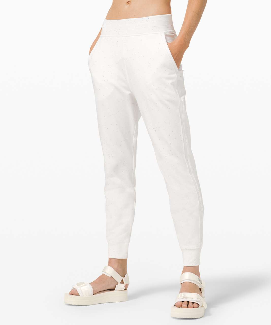 Lululemon Braided Detail High-Rise Jogger - White Opal - lulu fanatics