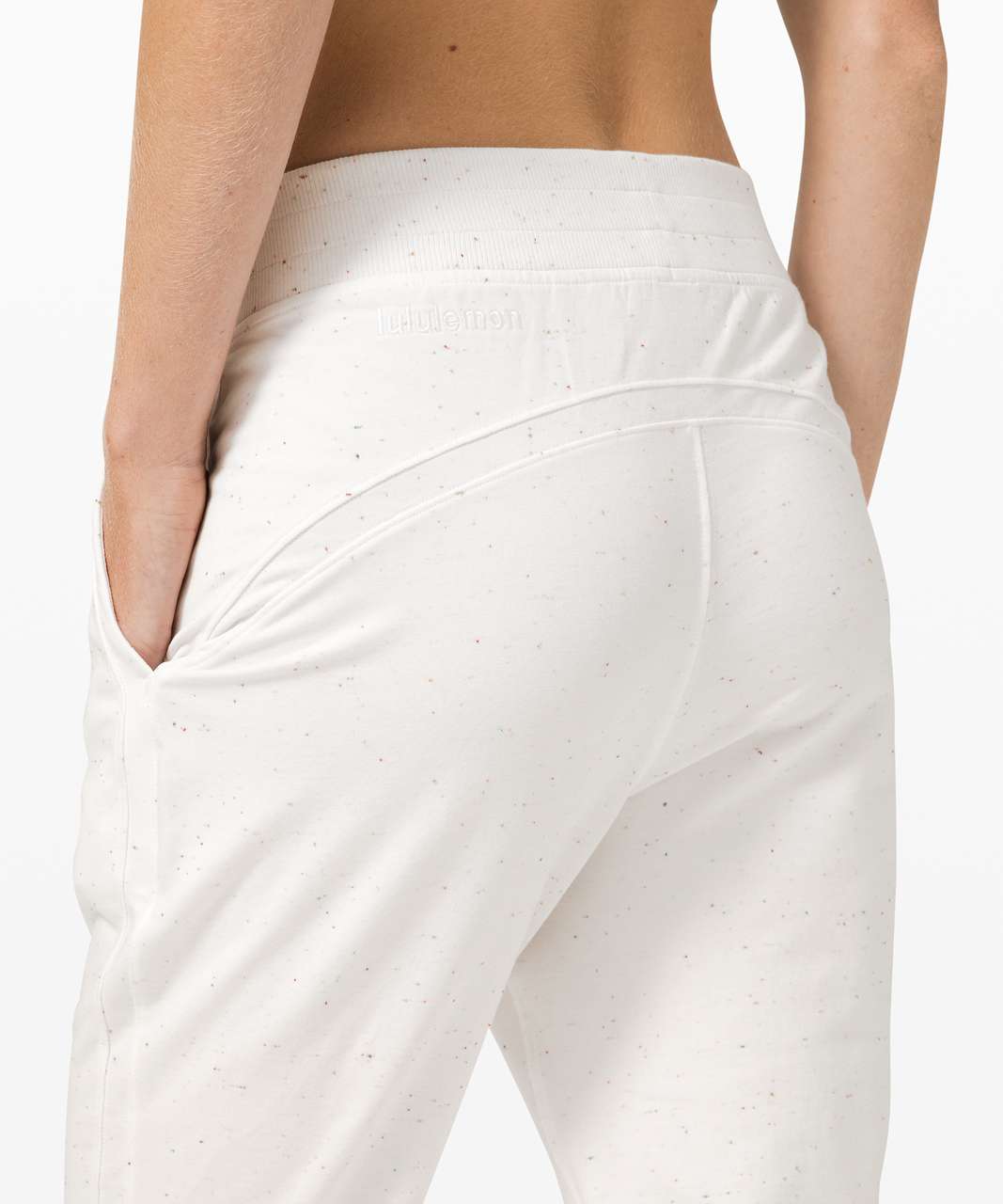 Lululemon LA Warm Down High-Rise Jogger - White - lulu fanatics